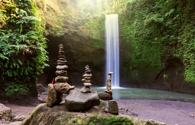 Tibumana Waterfall in Bangli Bali